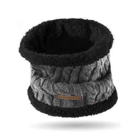 normani Sjaal Kebili grijs / zwart