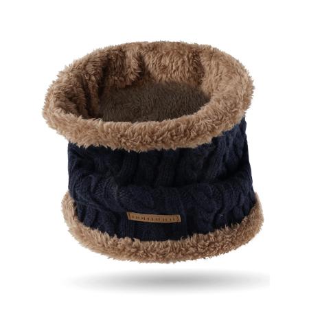 normani Sjaal Kebili marine / bruin