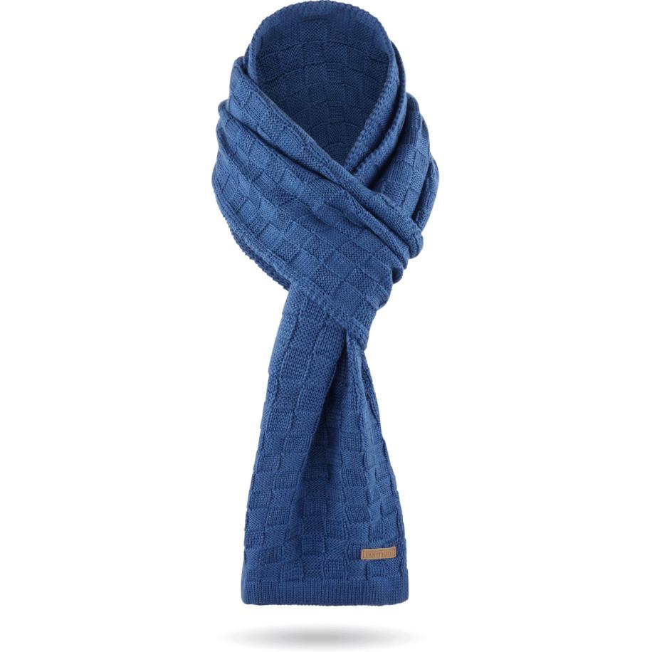 normani Sjaal Yuma marine Blauw