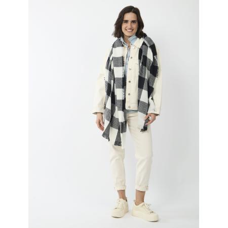 CODELLO Sjaal zwart / wit