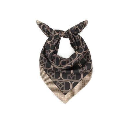 Kazar Sjaal beige / bruin / donkerbruin