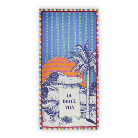 CODELLO Sjaal blauw / gemengde kleuren