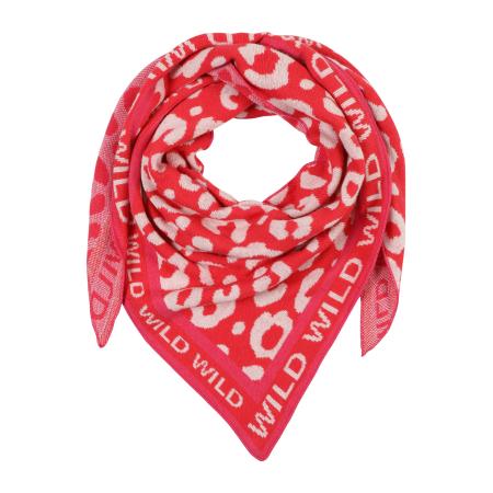 zwillingsherz Zwillingsherz Sjaal pastelblauw / magenta / framboos