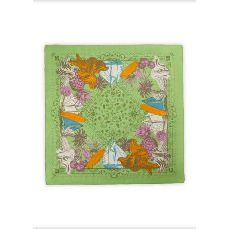 CODELLO Doek groen / gemengde kleuren