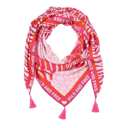 zwillingsherz Zwillingsherz Doek Wild F pink / rosa / wit
