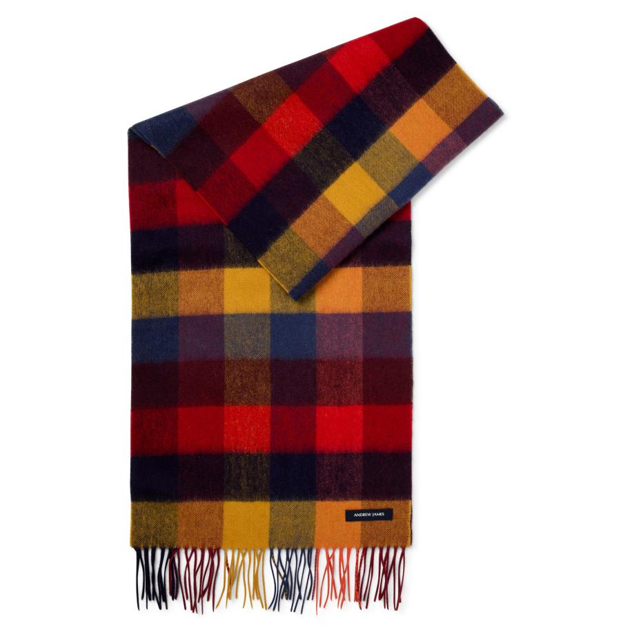 Andrew James Sjaal rood Rood