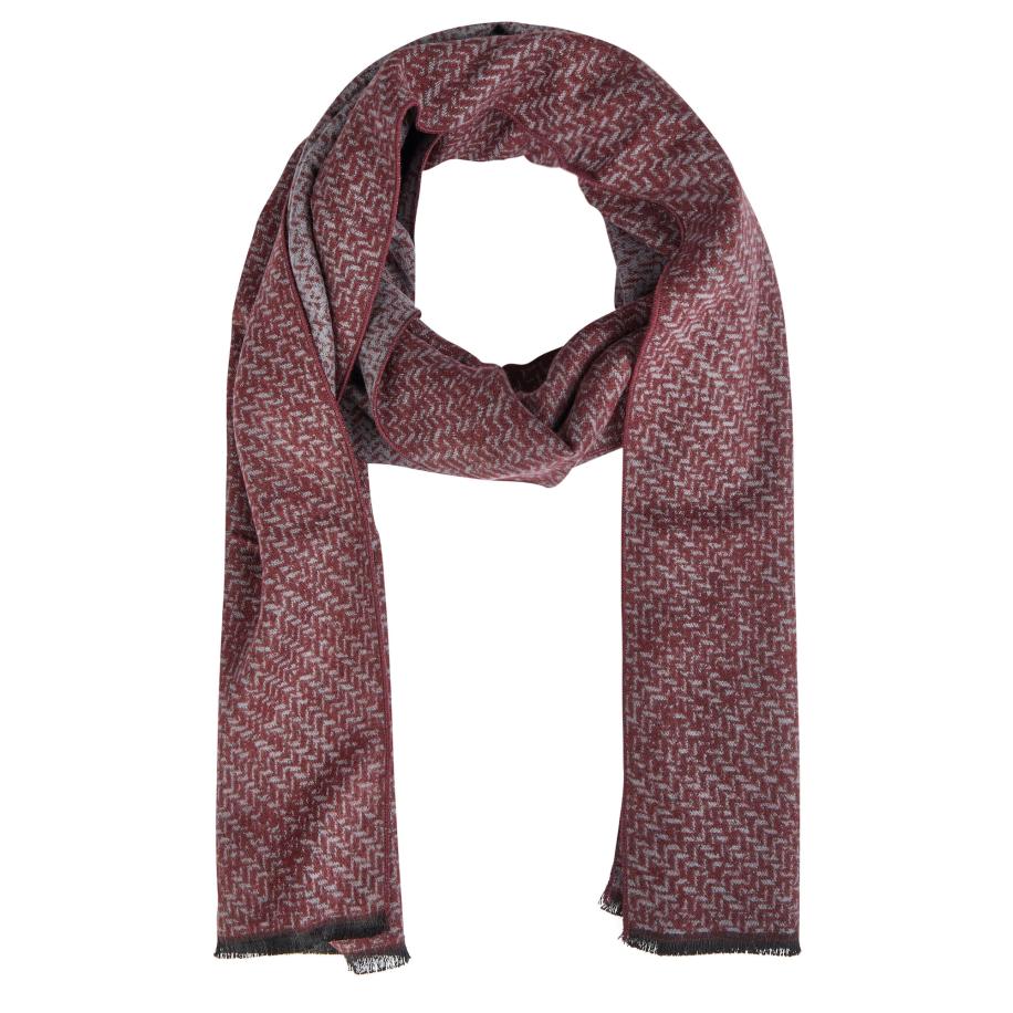 HECHTER PARIS HECHTER PARIS Sjaal grijs / donkerrood -