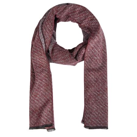 HECHTER PARIS HECHTER PARIS Sjaal grijs / donkerrood