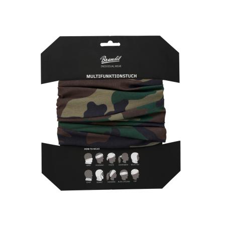 Brandit Tunnelsjaal bruin / groen / olijfgroen / zwart