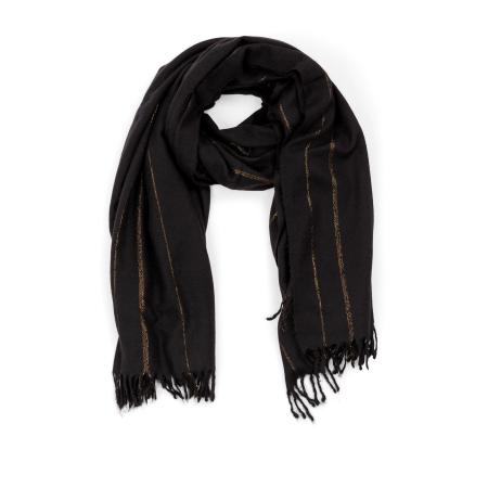 CASH-MERE.CH CASH-MERE.CH Sjaal beige / zwart