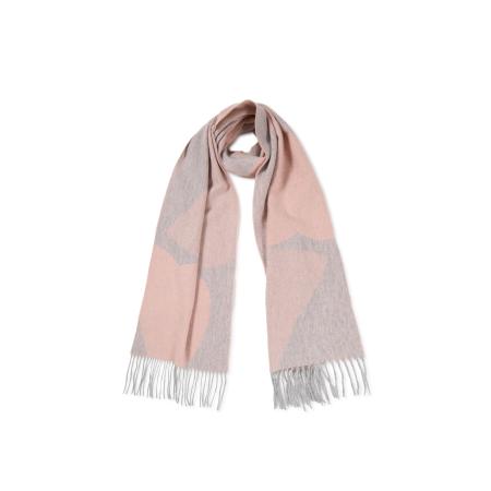 CASH-MERE.CH CASH-MERE.CH Sjaal lichtgrijs / lichtroze