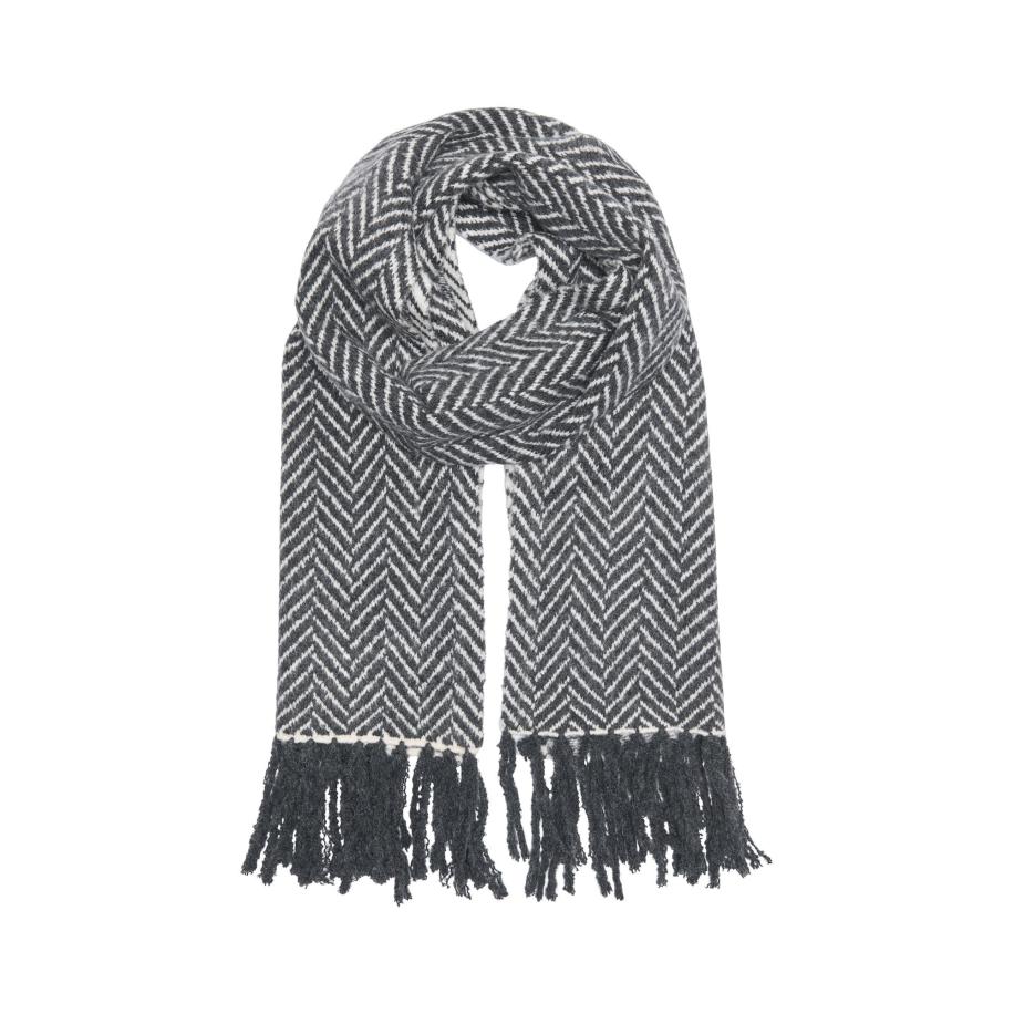 JDY Sjaal MILEY grijs / zwart Grijs