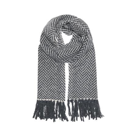 JDY Sjaal MILEY grijs / zwart