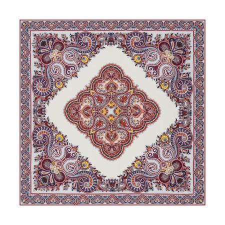 Roeckl Roeckl Doek SQUARE GARDEN PAISLEY lila / gemengde kleuren