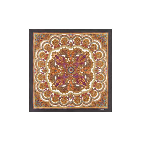 Roeckl Doek FINE PAISLEY NICKY azuur / safraan / zwart / wit
