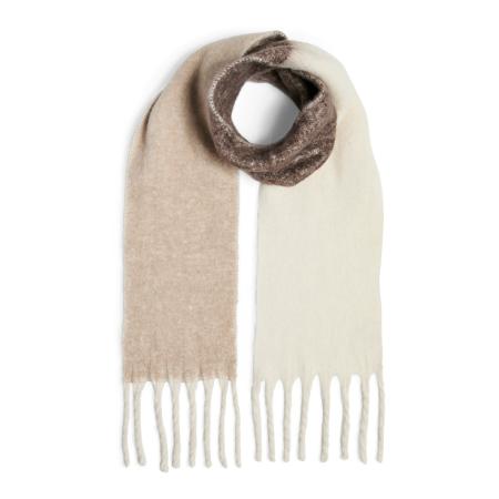 PIECES Sjaal BEA beige / donkerbruin