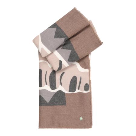 CODELLO Sjaal bruin / grijs / zwart / wit