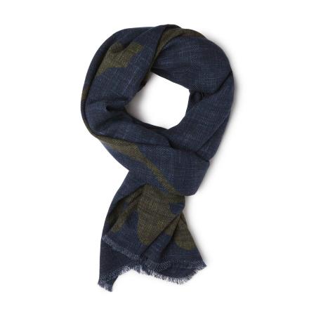 Boggi Milano Boggi Milano Sjaal navy / donkergroen