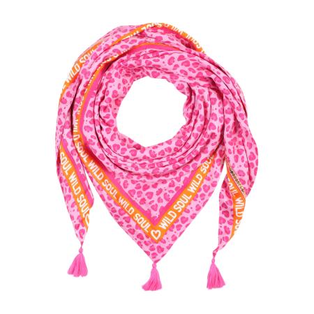 zwillingsherz Zwillingsherz Sjaal Wild Soul oranje / pink / rosa / wit