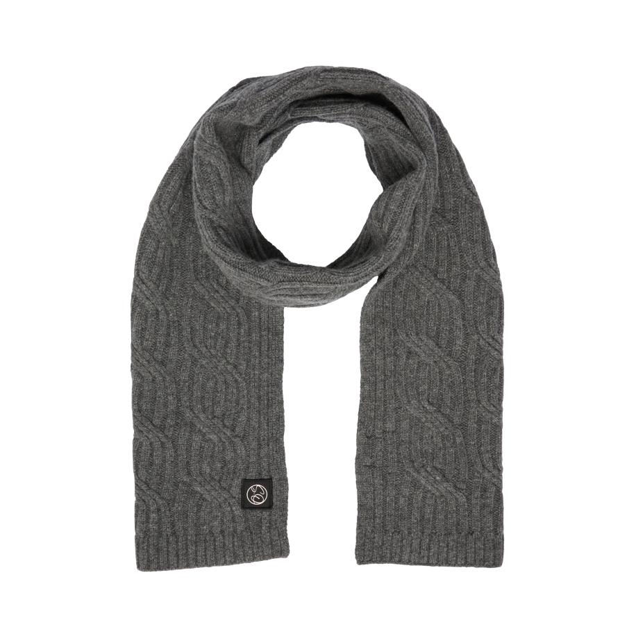 s.Oliver Sjaal grijs / zwart Grijs