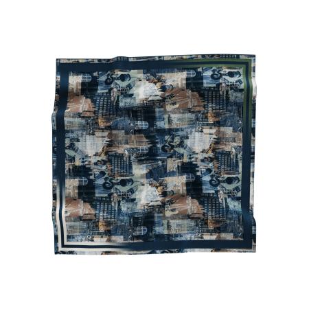 OLYMP SIGNATURE Sjaal nachtblauw, Bedrukt