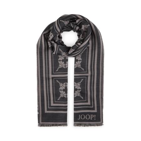 JOOP! JOOP! Sjaal Federico grijs / zwart