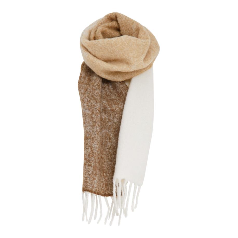 Peppercorn Peppercorn Sjaal beige / bruin / wit -