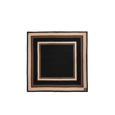 Kazar Kazar Sjaal crème / zwart