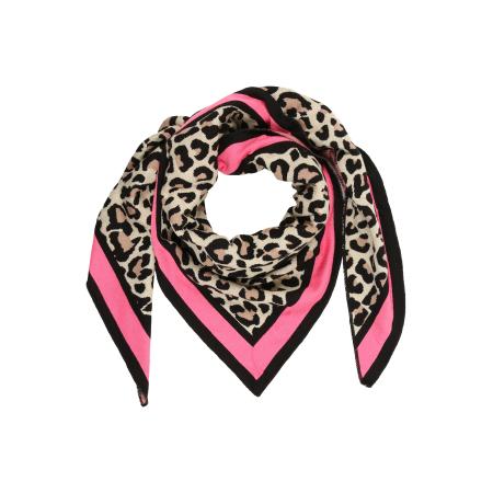 zwillingsherz Zwillingsherz Doek Love is Love ecru / brokaat / neonroze / zwart