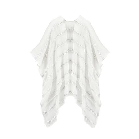 Lascana LASCANA Strandlaken zilver / wit