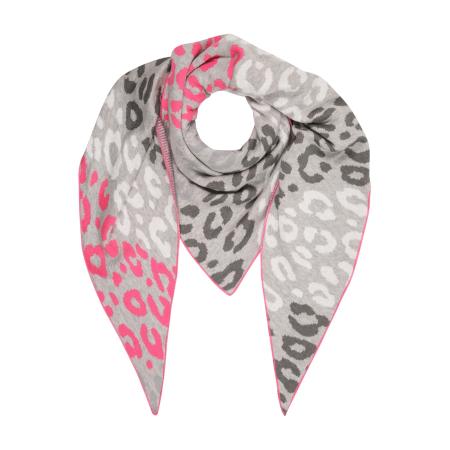 zwillingsherz Zwillingsherz Doek grijs gemêleerd / pink / zwart / wit