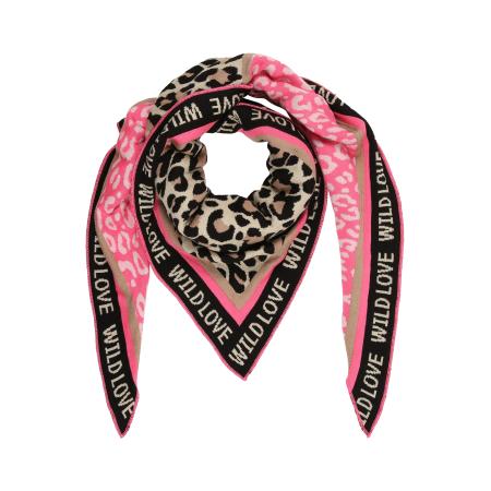 zwillingsherz Zwillingsherz Doek Love is Love beige / lichtbruin / lichtroze / zwart