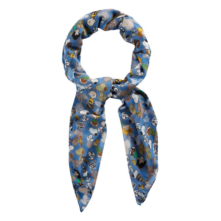 CODELLO Doek Peanuts lichtblauw / lichtgroen / zwart / offwhite Blauw