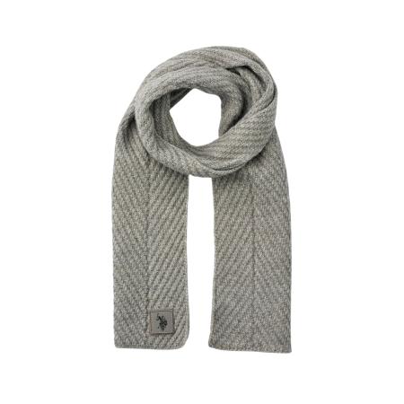 U.S. POLO ASSN. Sjaal Nico grijs gemêleerd