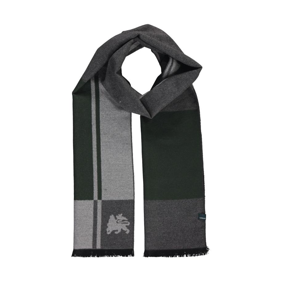 Lerros LERROS Sjaal grijs / olijfgroen -
