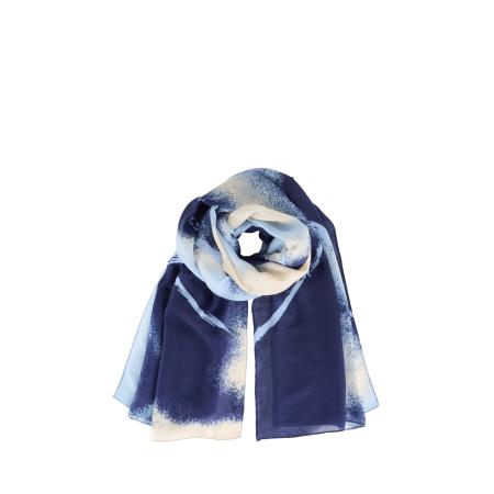 TOM TAILOR Sjaal ivoor / blauw