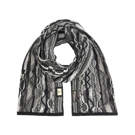 carlo colucci Carlo Colucci Sjaal zwart / wit