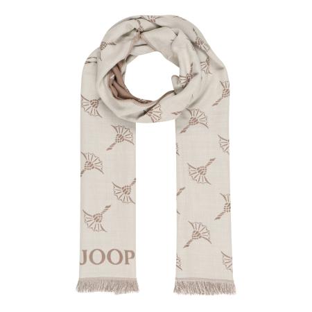 JOOP! JOOP! Sjaal Feris crème / lichtbruin