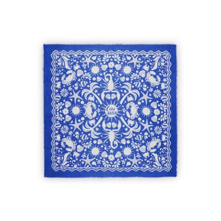 CODELLO Doek blauw / wit