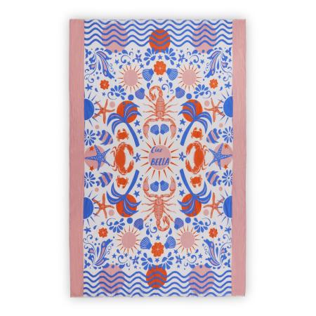 CODELLO Doek blauw / rosa / wit