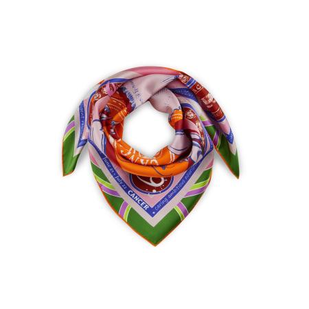 CODELLO Doek Sternzeichen Krebs donkerblauw / grijs / groen / oranje