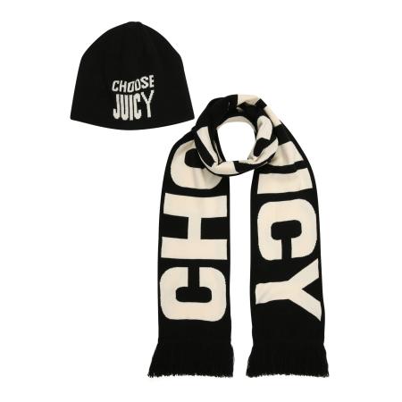 Juicy Couture Sjaal CHOOSE ecru / zwart / wit