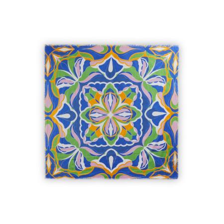 CODELLO Doek nude / blauw / geel / groen / wit