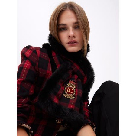 Lola Casademunt Lola Casademunt Sjaal rood / zwart