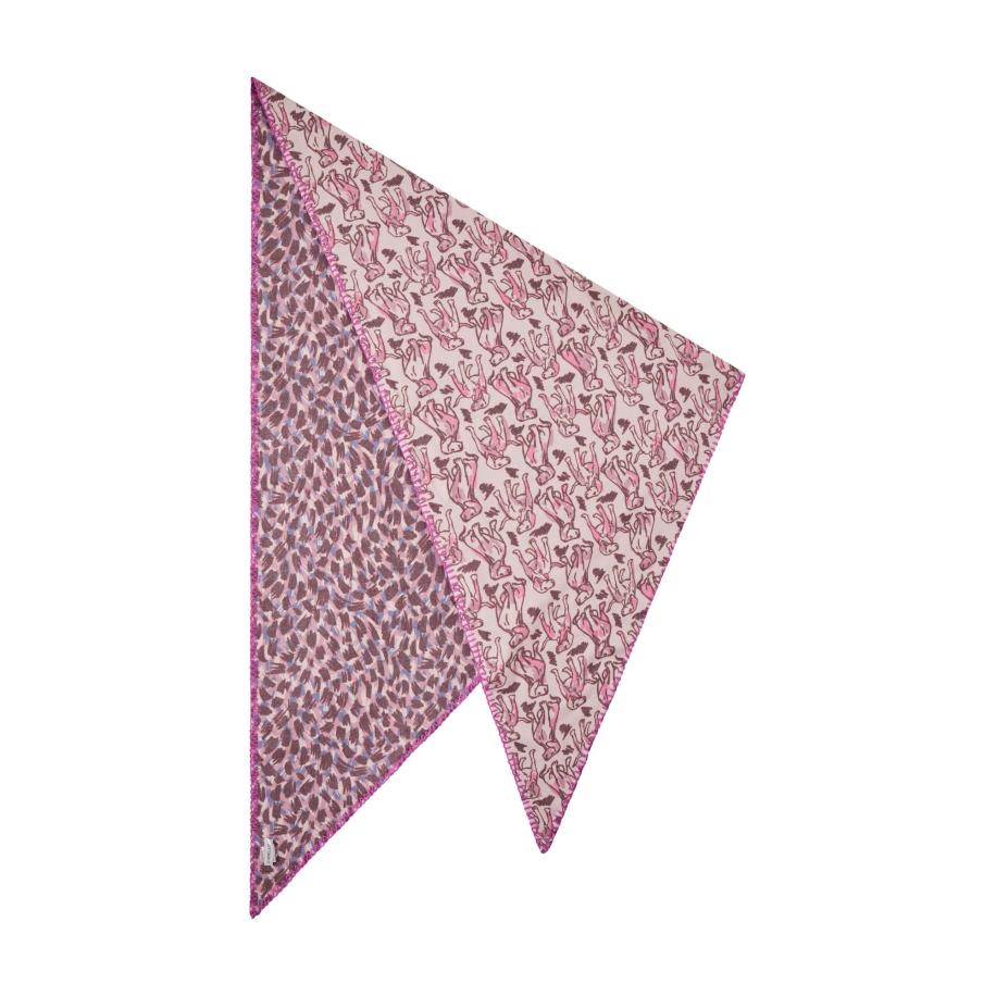 CODELLO Doek blauw / bruin / rosa Roze