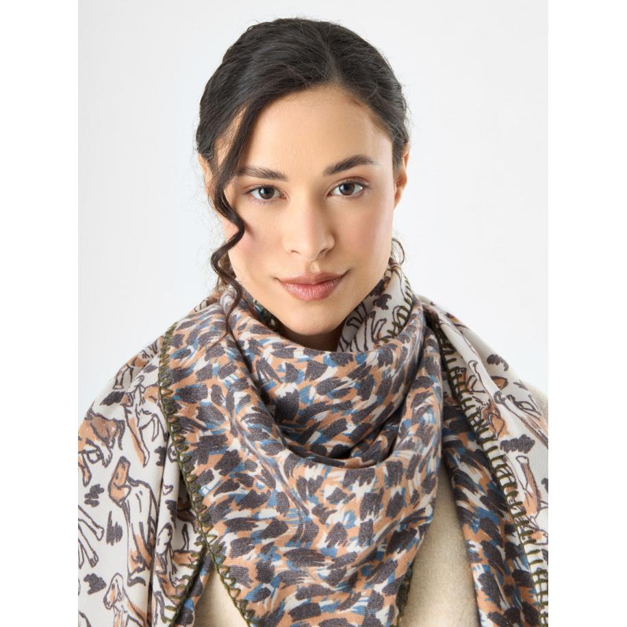 CODELLO Doek bruin / zwart Bruin