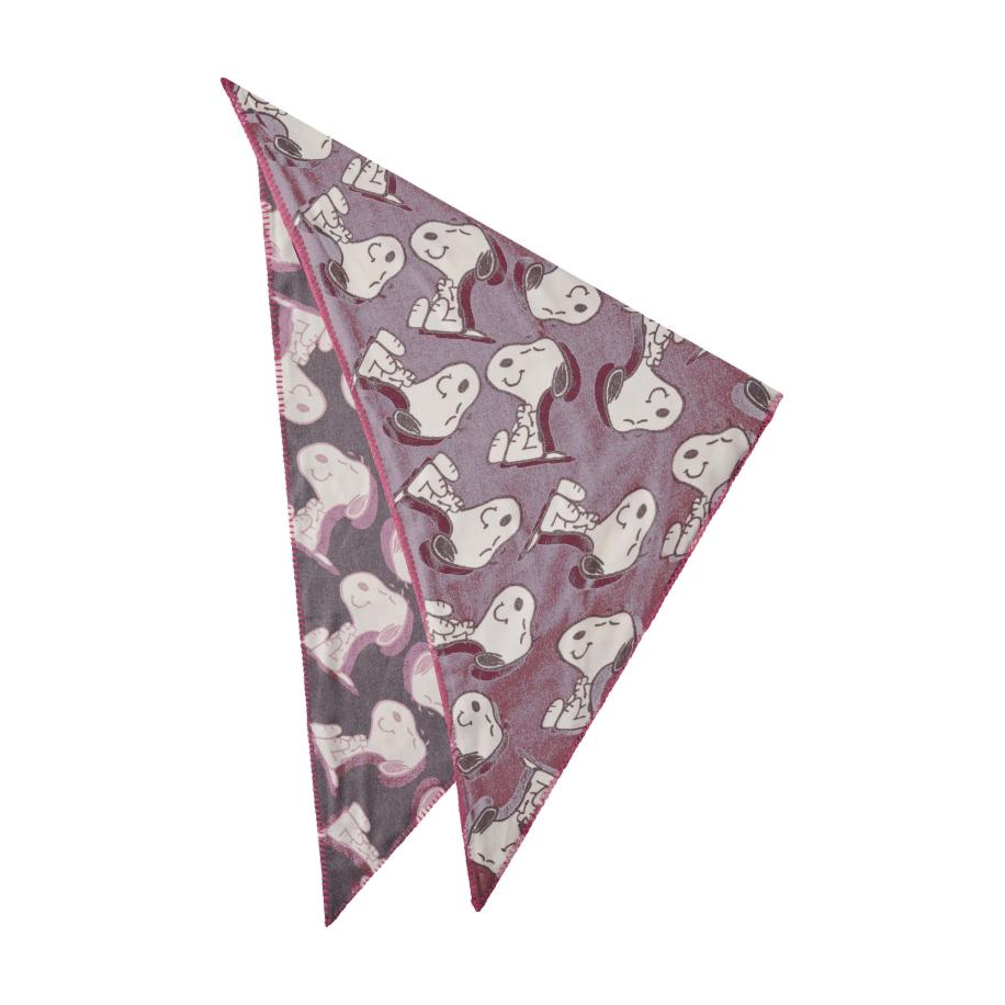 CODELLO Doek donkergrijs / donkerroze / wit Rood