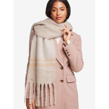 Lipsy Sjaal lichtbeige / oranje