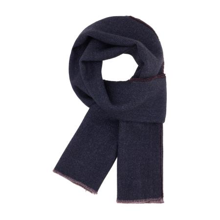 Boggi Milano Sjaal navy / donkerrood