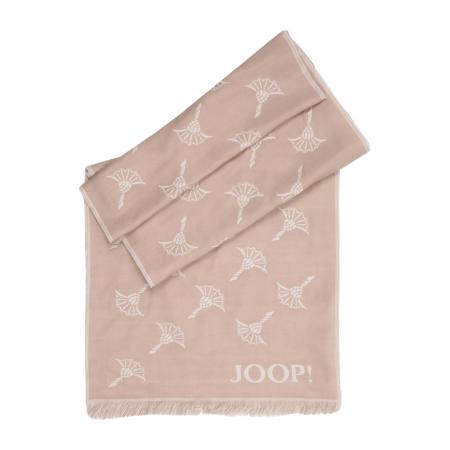 JOOP! Sjaal Feris lichtbruin / wit